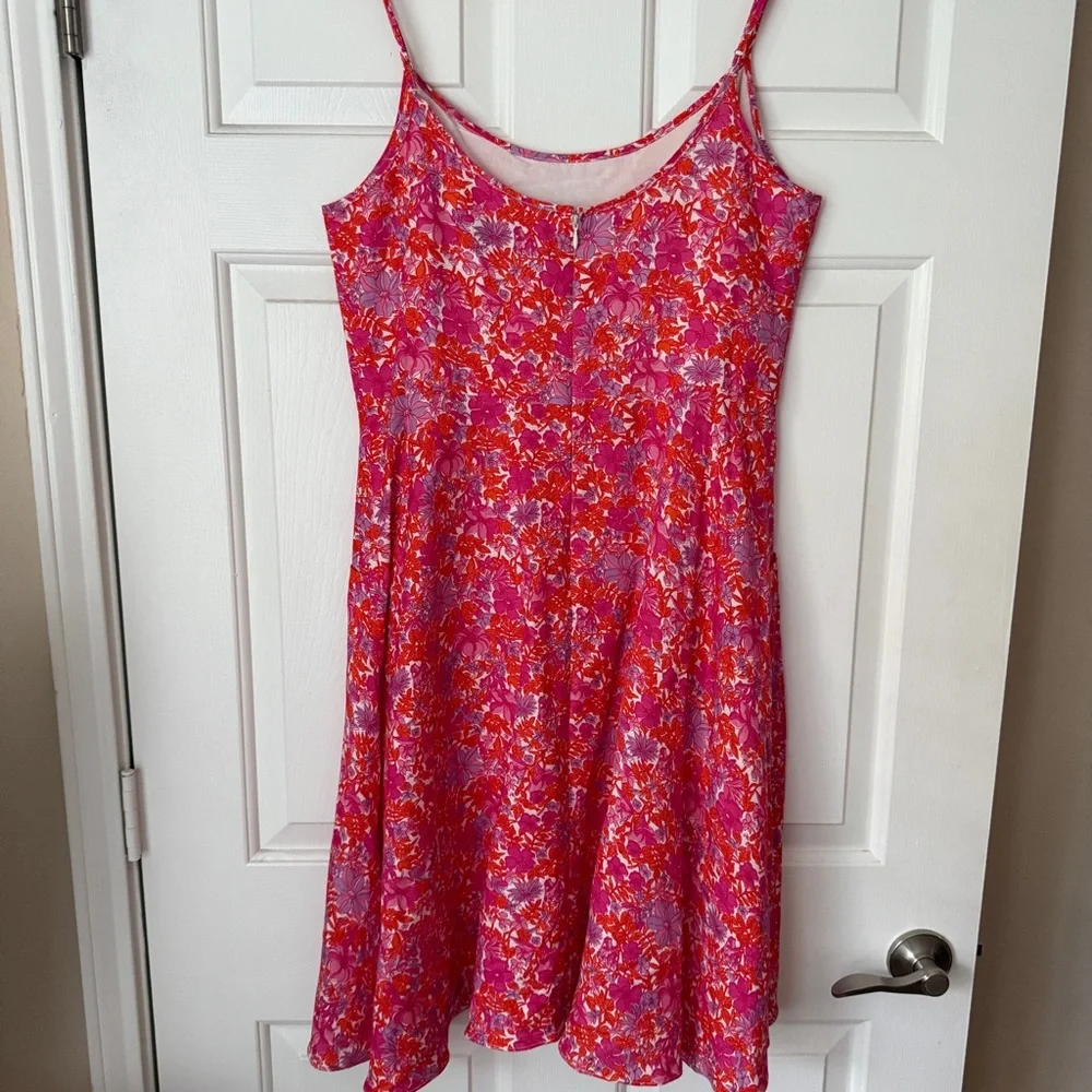 Tuckernuck Pink Floral Dress L - Picture 9 of 10